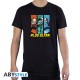 ABYstyle My Hero Academia Heroes Colors T-shirt - S izmērs / Melns - Vīriešu kokvilnas T-krekls