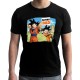 ABYstyle Dragon Ball Super Saiyan Dad T-shirt - L izmērs / Melns - Vīriešu kokvilnas T-krekls