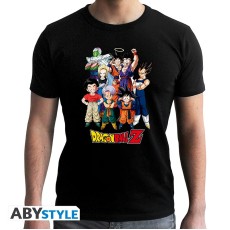 ABYstyle Dragon Ball Z Goku's Group T-shirt - M size / Black - Men's cotton T-shirt