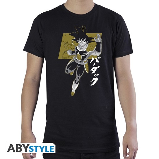 ABYstyle Dragon Ball Broly Bardock T-shirt - M izmērs / Melns - Vīriešu kokvilnas T-krekls