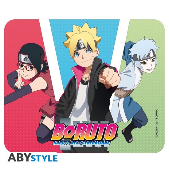 ABYstyle Boruto Flexible Mousepad 23.5 x 19.5 cm - Boruto's Team - Peles paliktnis