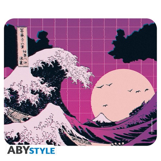 ABYstyle Katsushika Hokusai Flexible Mousepad 23.5 x 19.5 cm - Great Wave Vapour