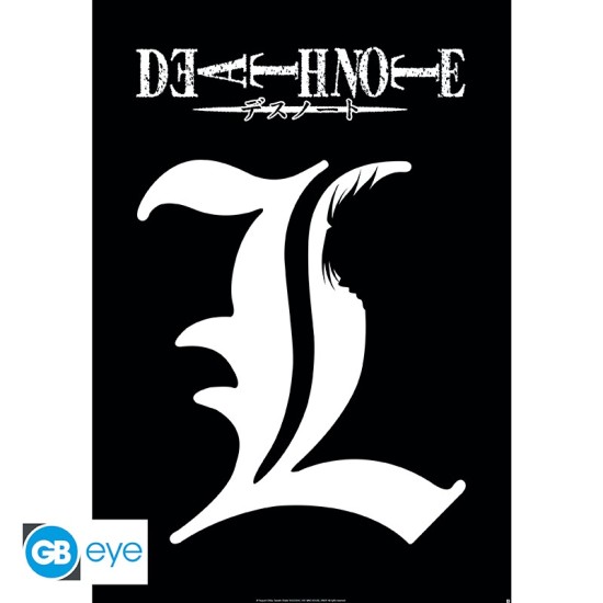 ABYstyle Death Note Poster Maxi 91.5 x 61 cm - L Symbol - Plakāts