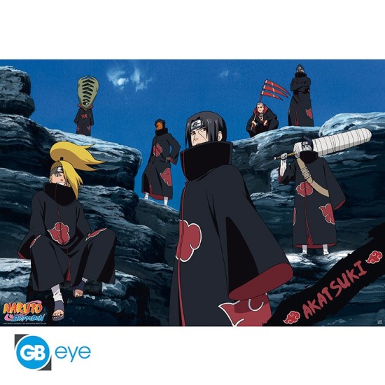 ABYstyle Naruto Shippuden Poster Maxi 91.5 x 61 cm - Akatsuki - Plakāts