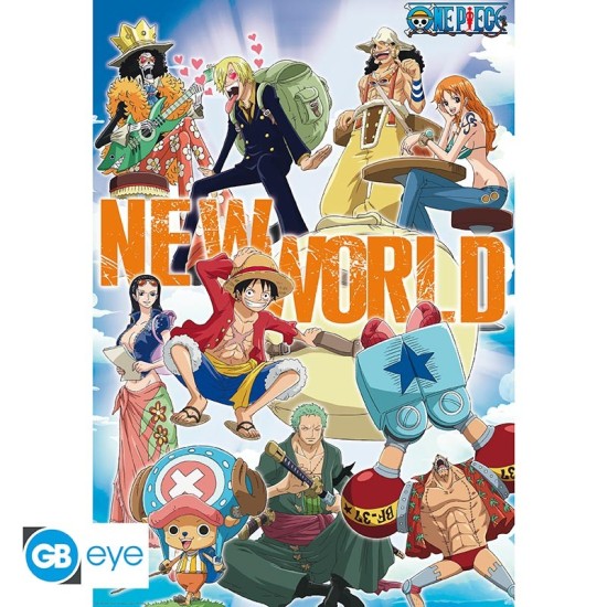 ABYstyle One Piece Poster Maxi 91.5 x 61 cm - New World Team - Plakāts