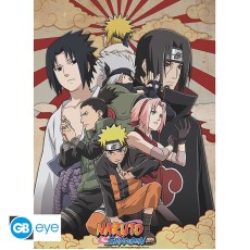 ABYstyle Naruto Shippuden Poster Chibi 38 x 52 cm - Shippuden Group 2