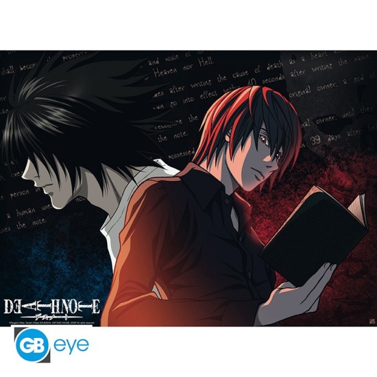 ABYstyle Death Note Poster Chibi 38 x 52 cm - L vs Light - Plakāts