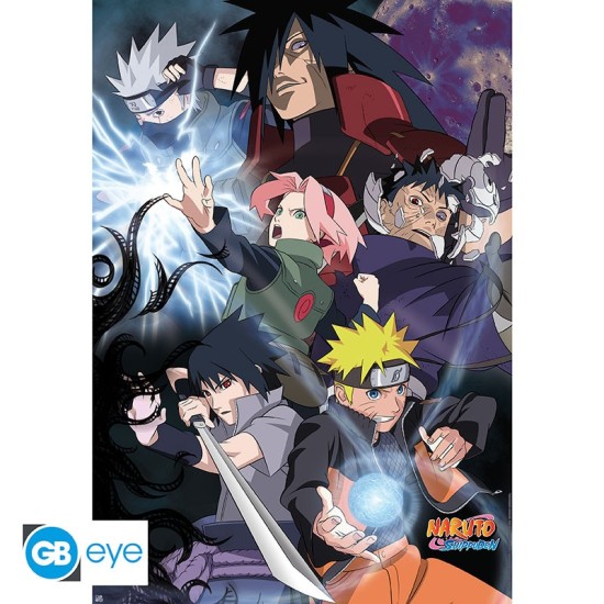 ABYstyle Naruto Shippuden Poster Maxi 91.5 x 61 cm - Group Ninja War - Plakāts