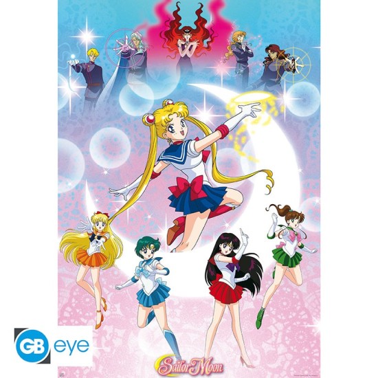 ABYstyle Sailor Moon Poster Maxi 91.5 x 61 cm - Moonlight Power - Plakāts