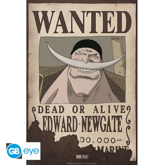 ABYstyle One Piece Poster Chibi 35 x 52 cm - Wanted Whitebeard - Plakāts