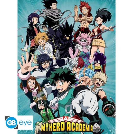 ABYstyle My Hero Academia Poster Chibi 38 x 52 cm - Heroes - Plakāts