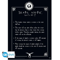 ABYstyle Death Note Poster Chibi 38 x 52 cm - Rules