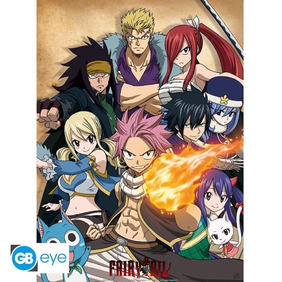 ABYstyle Fairy Tail Poster Chibi 38 x 52 cm - Guild - Plakāts