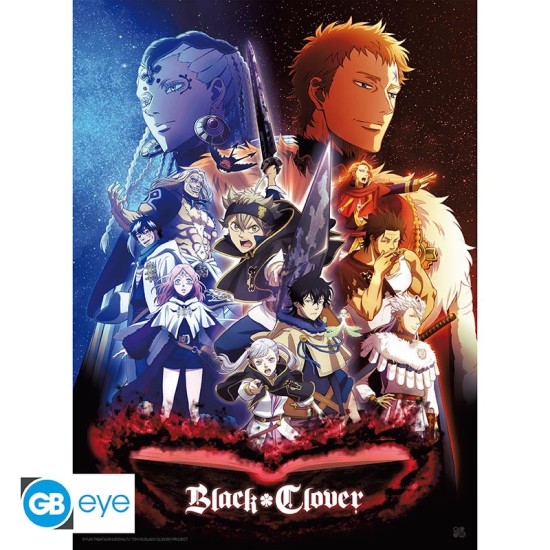 ABYstyle Black Clover Poster Chibi 38 x 52 cm - Group - Plakāts