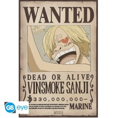 ABYstyle One Piece Poster Chibi 35 x 52 cm - Wanted Sanji New 2