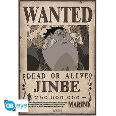 ABYstyle One Piece Poster Chibi 35 x 52 cm - Wanted Jinbe