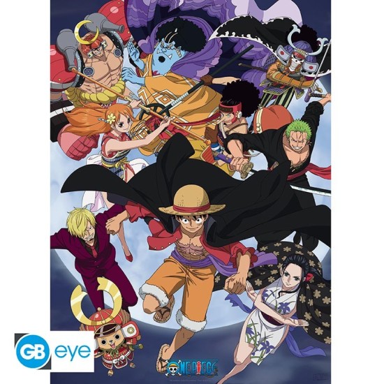 ABYstyle One Piece Poster Chibi 38 x 52 cm - Wano Raid - Plakāts