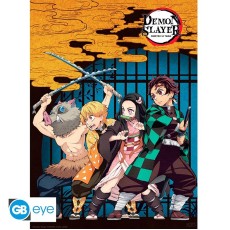 ABYstyle Demon Slayer Poster Chibi 38 x 52 cm - Group
