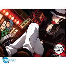 ABYstyle Demon Slayer Poster Chibi 38 x 52 cm - Kibutsuji Muzan