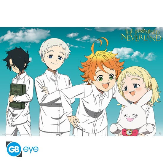 ABYstyle The Promised Neverland Poster Maxi 91.5 x 61 cm - Trio - Plakāts