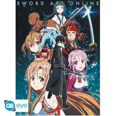 ABYstyle Sword Art Online Poster Chibi 38 x 52 cm - Party Members - Plakāts