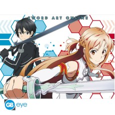 ABYstyle Sword Art Online Poster Chibi 38 x 52 cm - Asuna & Kirito 2 - Plakāts