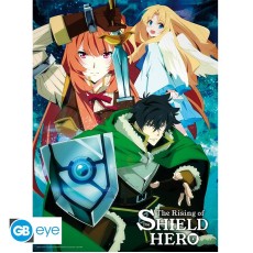 ABYstyle The Rising of the Shield Hero Poster Chibi 38 x 52 cm - Naofumi’s Party
