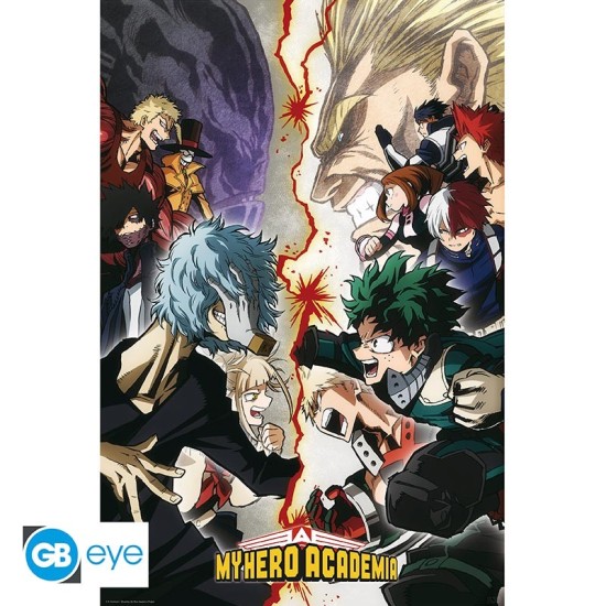 ABYstyle My Hero Academia Poster Maxi 91.5 x 61 cm - Heroes vs Villains - Plakāts