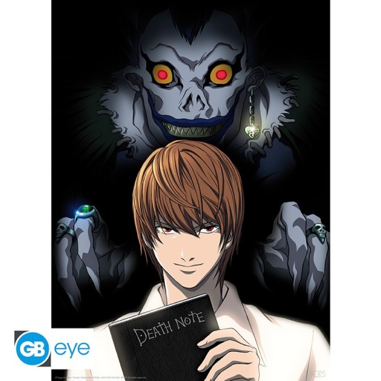 ABYstyle Death Note Poster Chibi 38 x 52 cm - Light & Ryuk - Plakāts