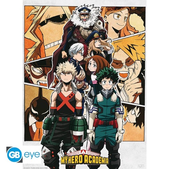 ABYstyle My Hero Academia Poster Chibi 38 x 52 cm - Group - Plakāts