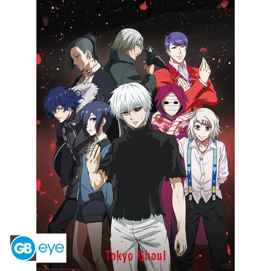 ABYstyle Tokyo Ghoul:re Poster Chibi 38 x 52 cm - Group - Plakāts