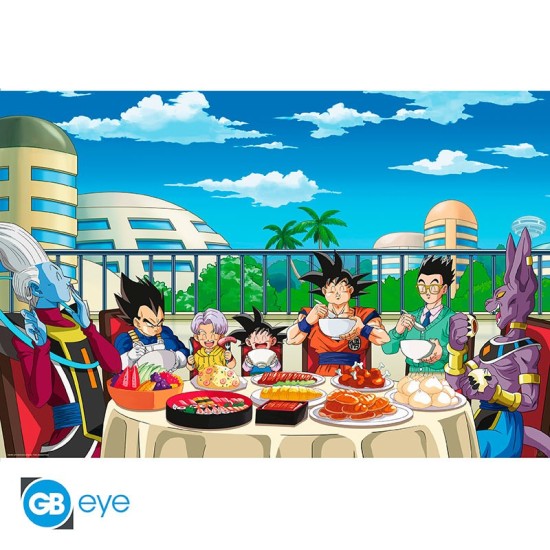 ABYstyle Dragon Ball Super Poster Maxi 91.5 x 61 cm - Feast - Plakāts