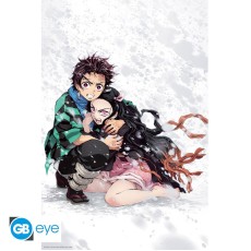 ABYstyle Demon Slayer Poster Maxi 91.5 x 61 cm - Tanjiro & Nezuko Snow