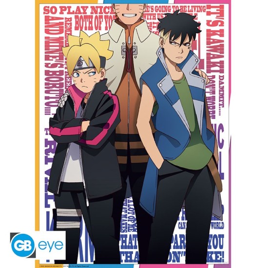 ABYstyle Boruto Poster Maxi 38 x 52 cm - Boruto & Kawaki - Plakāts