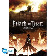 ABYstyle Attack on Titan Poster Maxi 91.5 x 61 cm - Key Art