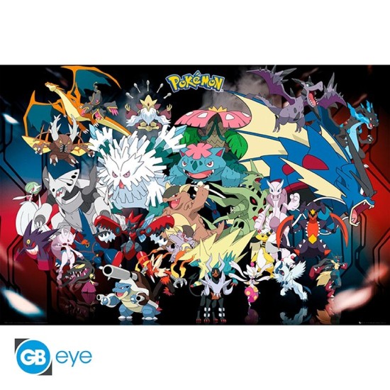 ABYstyle Pokemon Poster Maxi 91.5 x 61 cm - Mega Evolution - Plakāts