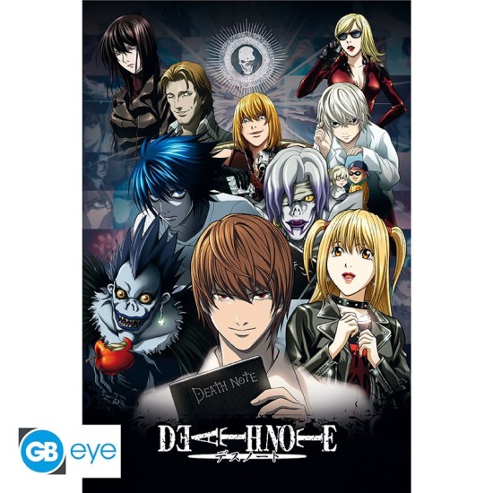 ABYstyle Death Note Poster Maxi 91.5 x 61 cm - Protagonists - Plakāts