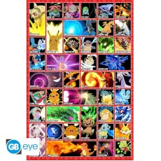 ABYstyle Pokemon Poster Maxi 91.5 x 61 cm - Moves