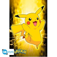 ABYstyle Pokemon Poster Maxi 91.5 x 61 cm - Pikachu Neon