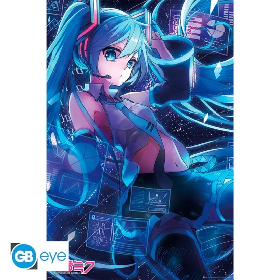 ABYstyle Hatsune Miku Poster Maxi 91.5 x 61 cm - Screen - Plakāts