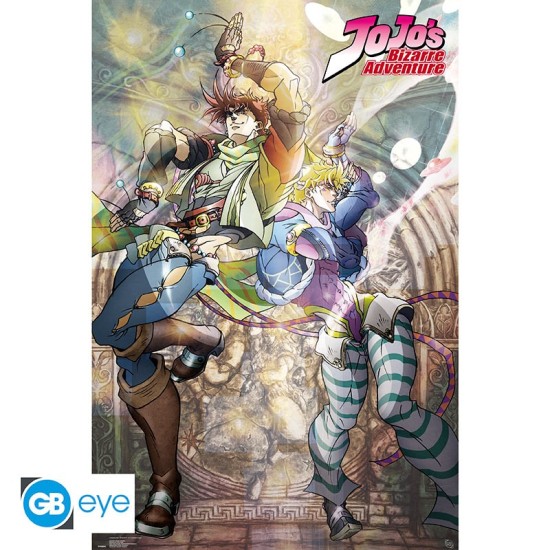 ABYstyle Jojo's Bizzare Adventure Poster Maxi 91.5 x 61 cm - Joseph and Ceasar - Plakāts