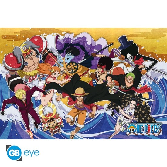 ABYstyle One Piece Poster Maxi 91.5 x 61 cm - The crew in Wano Country - Plakāts