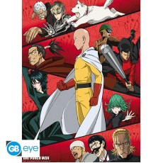 ABYstyle One-Punch Man Poster Chibi 38 x 52 cm - Gathering of Heroes