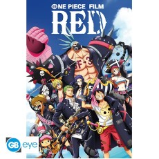 ABYstyle One Piece Red Film Poster Maxi 91.5 x 61 cm - Full Crew