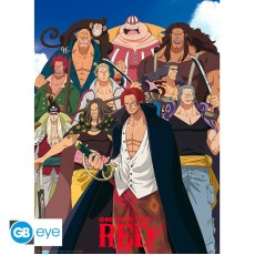 ABYstyle One Piece Red Film Poster Chibi 38 x 52 cm - Hair Pirates