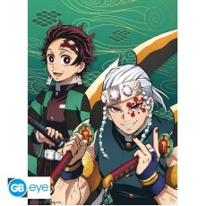 ABYstyle Demon Slayer Poster Chibi 38 x 52 cm - Tanjiro & Tengen