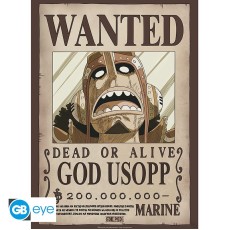 ABYstyle One Piece Poster Chibi 38 x 52 cm - Wanted God Usopp