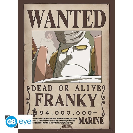 ABYstyle One Piece Poster Chibi 38 x 52 cm - Wanted Franky - Plakāts