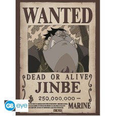ABYstyle One Piece Poster Chibi 38 x 52 cm - Wanted Jinbe