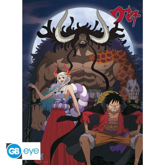 ABYstyle One Piece Poster Chibi 38 x 52 cm -  Luffy & Yamato vs Kaido - Plakāts